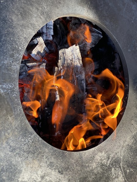 Edelstahl Grill Firestar BBQ RING, "Grilltonne"