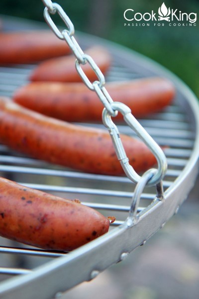 Grillrost aus Edelstahl Ø 60cm - 80cm