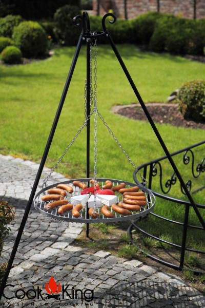 Schwenkgrill 180 cm - Grillrost aus Rohstahl Ø 50-80 cm